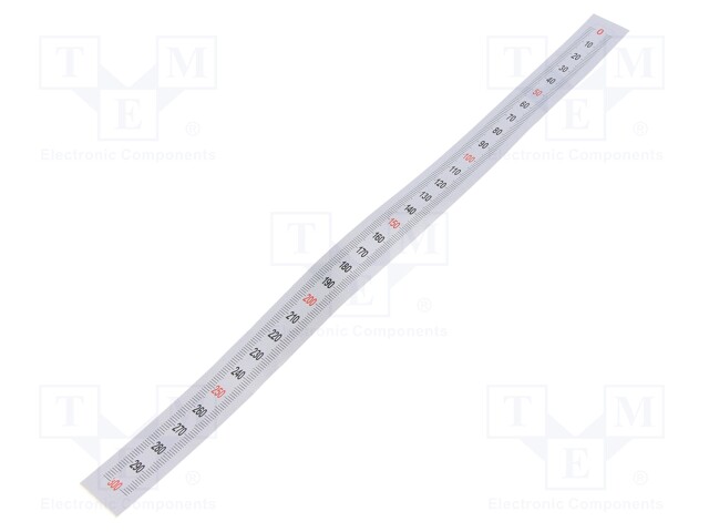 Ruler; figures vertically arranged,self-adhesive; W: 11mm