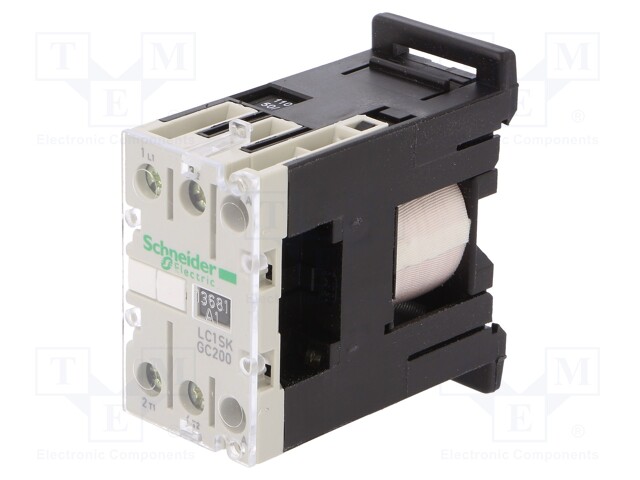 Contactor: 2-pole; NO x2; 110VAC; 5A; DIN; TeSys SKGC; -20÷50°C