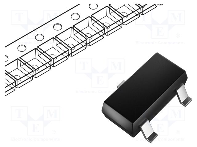 Transistor: N-MOSFET; unipolar; 60V; 0.36A; 350mW; SOT23