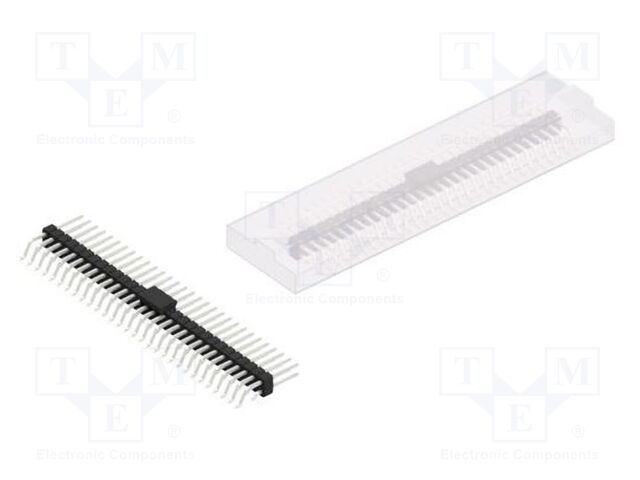 Connector: pin strips; pin header; male; PIN: 60; 2.54mm; SMT; 2x30