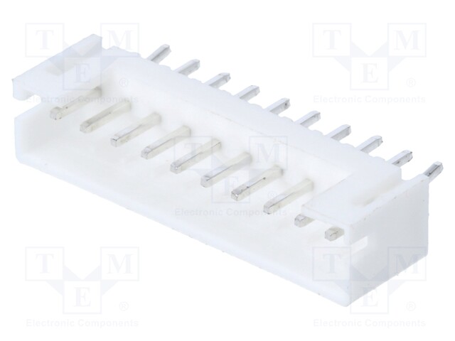 Socket; wire-board; male; 2mm; PIN: 10; THT; 100V; 2A; tinned