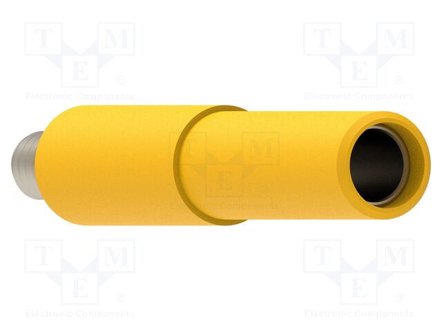 Adapter; 36A; 60V; 30VAC; yellow; Plating: nickel plated; 6mm