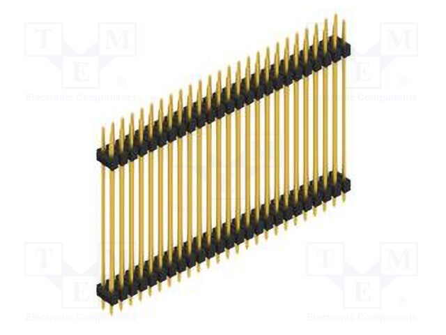 Connector: pin strips; pin header; male; PIN: 50; 2.54mm; THT; 2x25