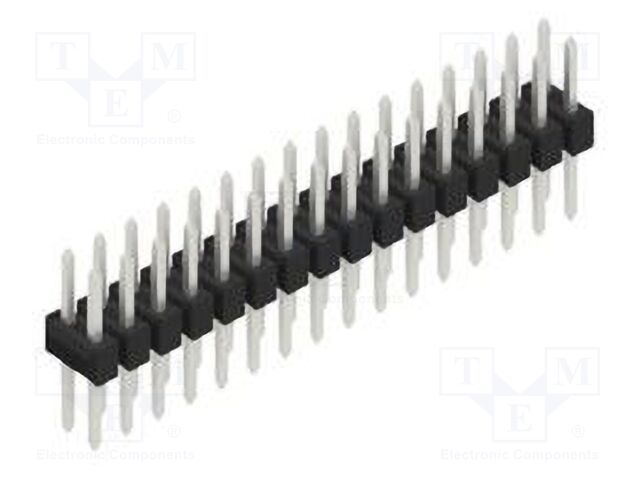 Connector: pin strips; pin header; male; PIN: 32; 2.54mm; THT; 2x16