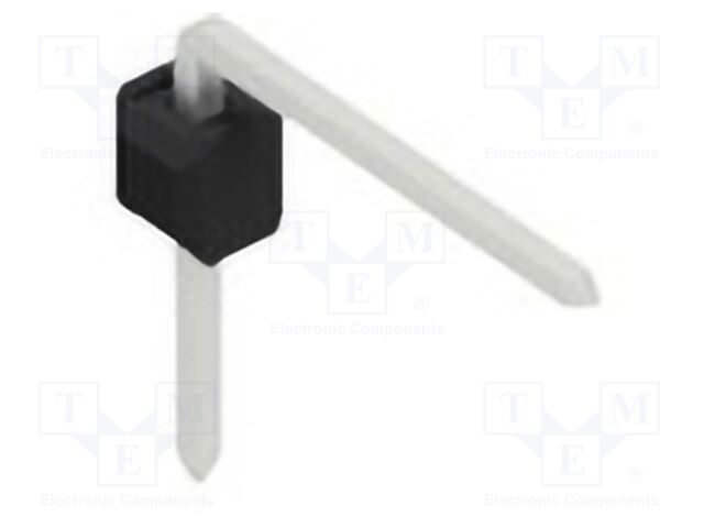 Connector: pin strips; pin header; male; PIN: 1; 2.54mm; THT; 1x1