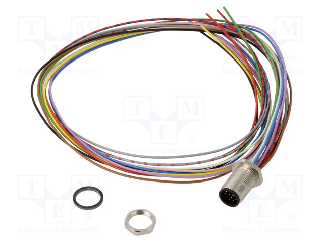 Socket; M12; PIN: 12; male; A code-DeviceNet / CANopen; 0.5m; 30V