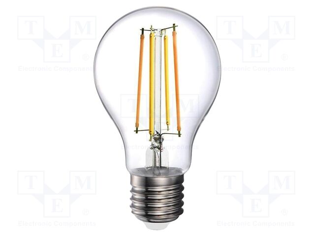 LED lamp; E27; 220÷240VAC; 806lm; 300°; CRImin: 80; 60W; Energy.cl: E