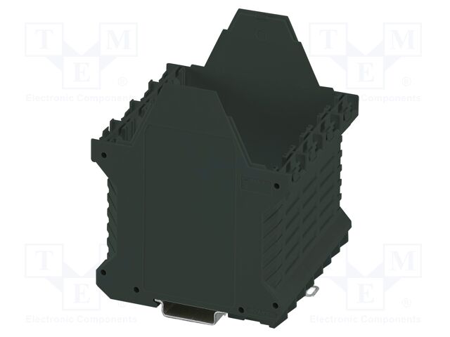 Enclosure base; black; UL94V-0; ME 90; for DIN rail mounting