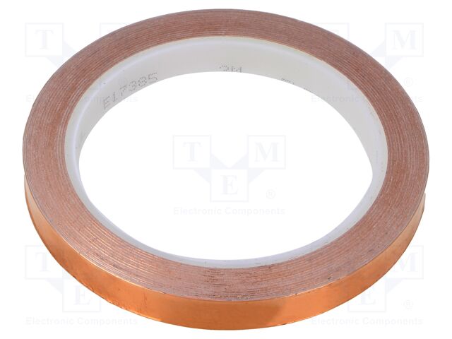 Tape: electrically conductive; W: 9mm; L: 16.5m; Thk: 0.066mm; UL510