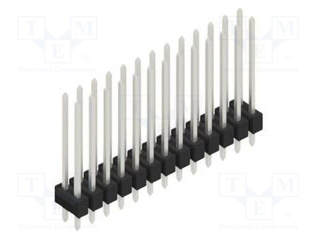 Connector: pin strips; pin header; male; PIN: 26; 2.54mm; THT; 2x13