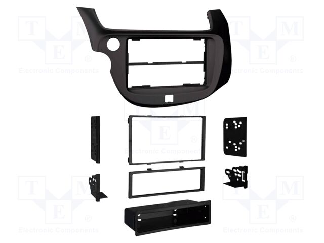 Radio frame; Honda; 2 DIN; black