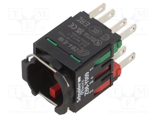 Contact block; 16mm; Harmony XB6; -40÷70°C; Contacts: NC + NO