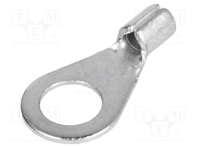 Ring terminal; M6; 1.5÷2.5mm2; crimped; for cable; non-insulated
