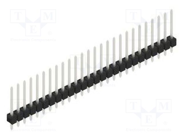 Connector: pin strips; pin header; male; PIN: 26; 2.54mm; THT; 1x26