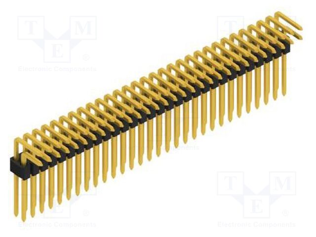 Connector: pin strips; pin header; male; PIN: 60; 1.27mm; THT; 2x30