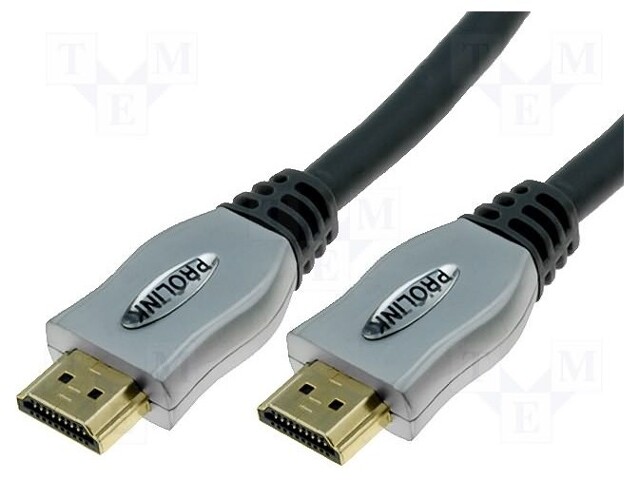 Cable; HDMI 1.4; HDMI plug,both sides; 1.2m