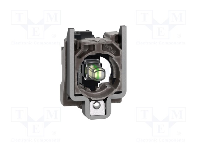 LED Panel Mount Indicator, White, 120 VAC, 22 mm, 14 mA, IP65