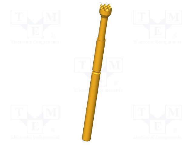 Needle-like test probe; Operational spring compression: 2.7mm