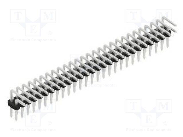 Connector: pin strips; pin header; male; PIN: 54; 2mm; THT; 2x27