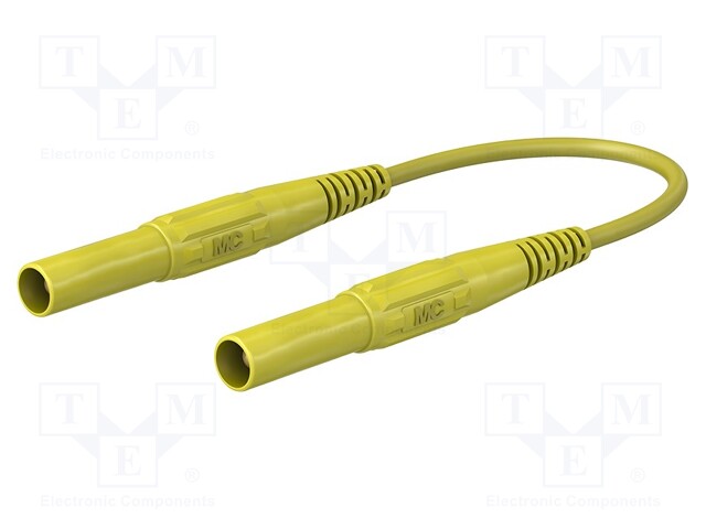 Test lead; 19A; 4mm banana plug-4mm banana plug; insulated