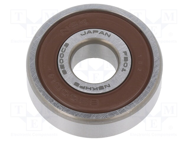 Bearing: ball; Øint: 10mm; Øout: 30mm; W: 9mm; bearing steel