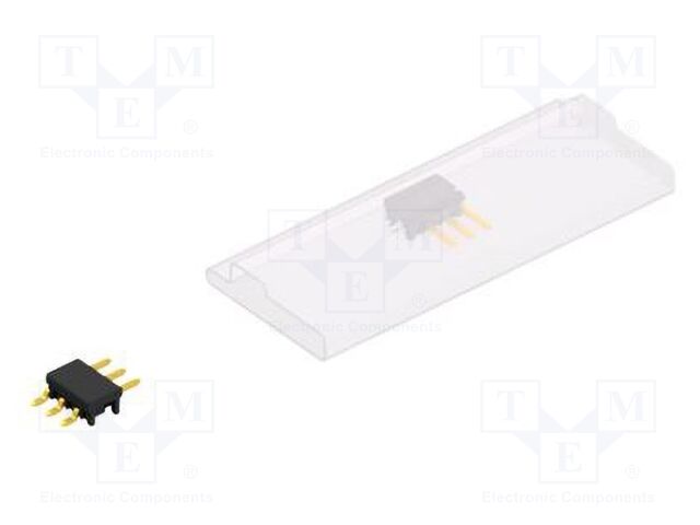 Connector: pin strips; pin header; male; PIN: 3; 2.54mm; SMT; 1x3