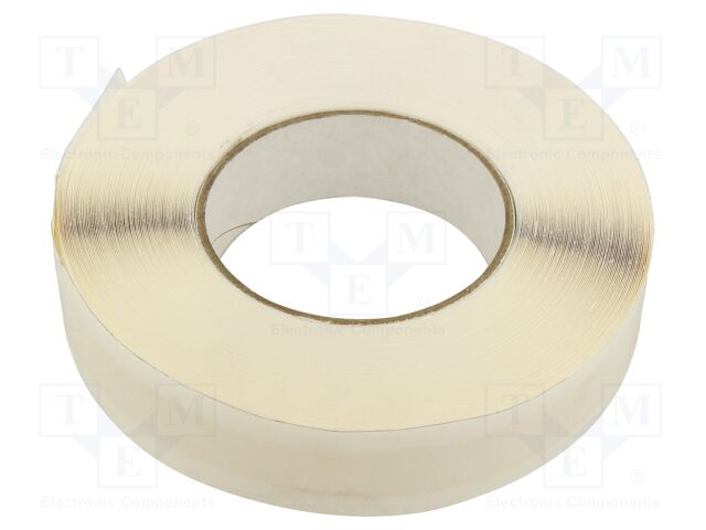 Tape: fixing; W: 19mm; L: 30m; Thk: 0.4mm; rubber hot-melt; amber
