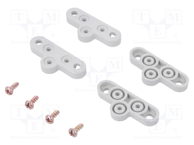 Set of wall holders; plastic; Application: for enclosures; Pcs: 4