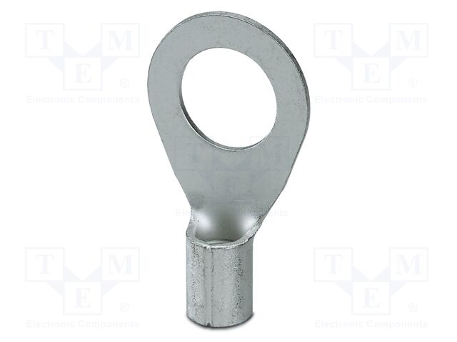 Non-insulated; Body: silver; Tip: ring