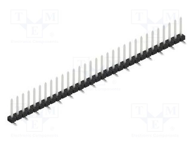 Connector: pin strips; pin header; male; PIN: 31; 2mm; SMT; 1x31