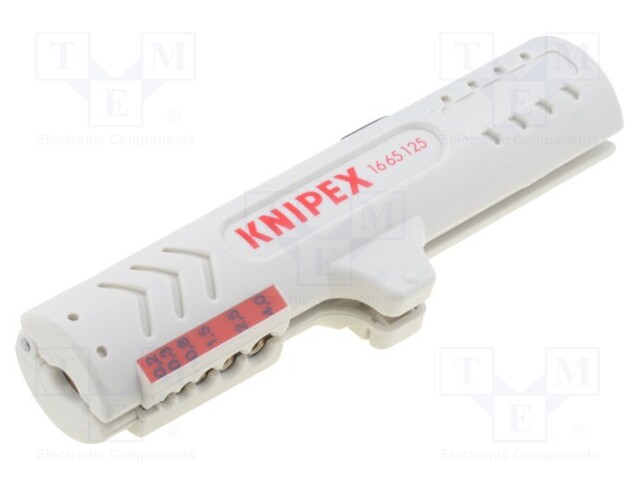 Stripping tool; Wire: round; Length: 125mm; Øcable: 0.5÷10mm