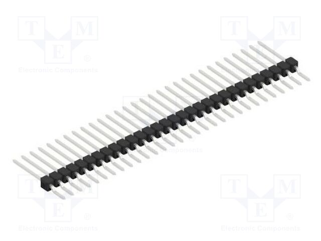 Connector: pin strips; pin header; male; PIN: 30; 2.54mm; SMT; 1x30