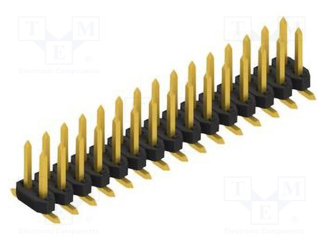 Connector: pin strips; pin header; male; PIN: 30; 2mm; SMT; 2x15