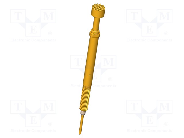 Test needle; Maksimum spring compression: 5.2mm; 3A; Ø: 4mm; 0.7N
