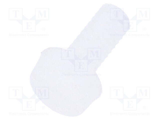 Screw; M2,5x6; 0.45; Head: cheese head; slotted; 0,7mm; polyamide