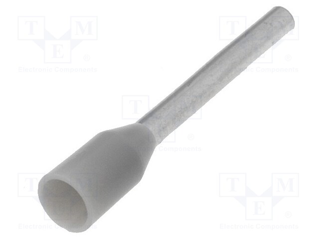 Bootlace ferrule; insulated; copper; Insulation: polypropylene