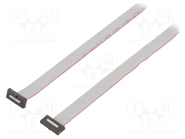 Ribbon cable with IDC connectors; Tape ph: 0.64mm; 914.4mm