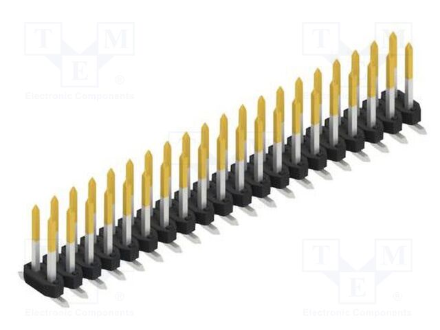 Connector: pin strips; pin header; male; PIN: 40; 2mm; SMT; 2x20