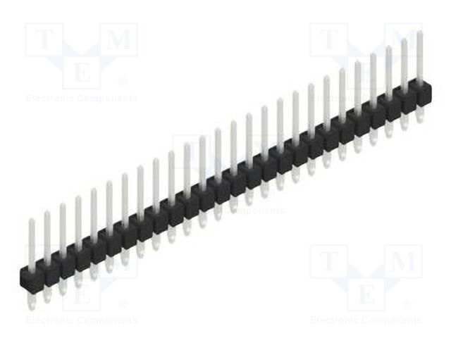 Connector: pin strips; pin header; male; PIN: 26; 2.54mm; THT; 1x26