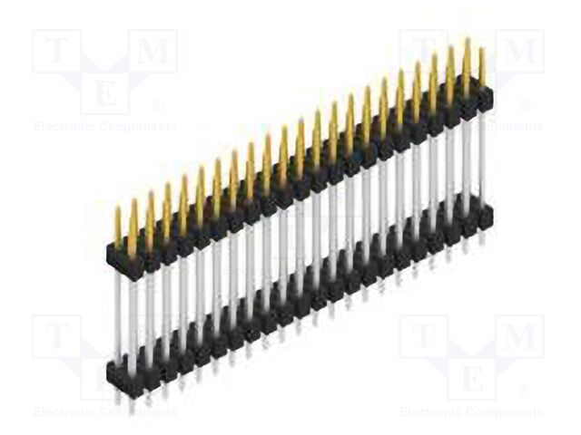 Connector: pin strips; pin header; male; PIN: 44; 2.54mm; THT; 2x22