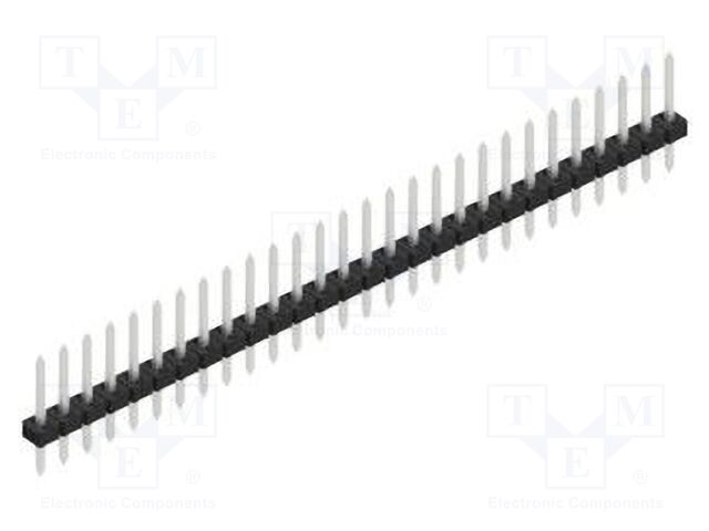 Connector: pin strips; pin header; male; PIN: 28; 2mm; THT; 1x28