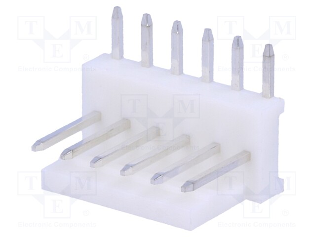 Socket; wire-board; male; PIN: 6; 2.54mm; THT; MAS-CON; tinned