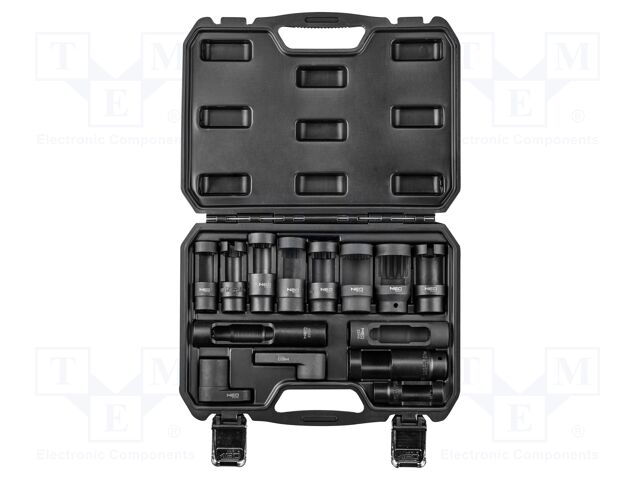 Socket; 12-angles,6-angles; 14pcs; Kit: socket bits 1/2"