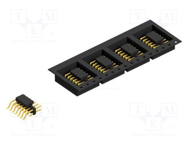 Connector: pin strips; pin header; male; PIN: 14; 2mm; SMT; 2x7; 100V