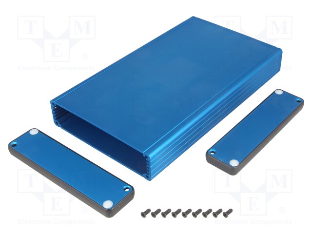 Enclosure: with panel; 1455; X: 125mm; Y: 220mm; Z: 30mm; aluminium