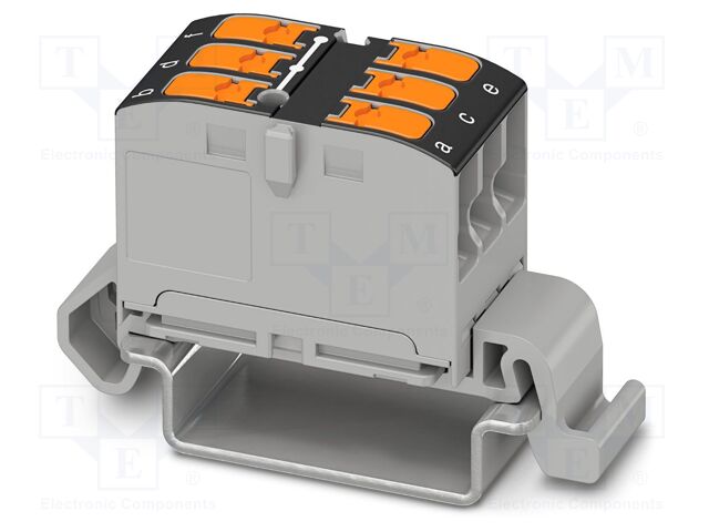 Splice terminal: rail; 24A; 690V; push-in; PA; L: 29.2mm; 0.14÷4mm2