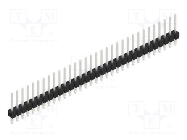 Connector: pin strips; pin header; male; PIN: 32; 2.54mm; THT; 1x32