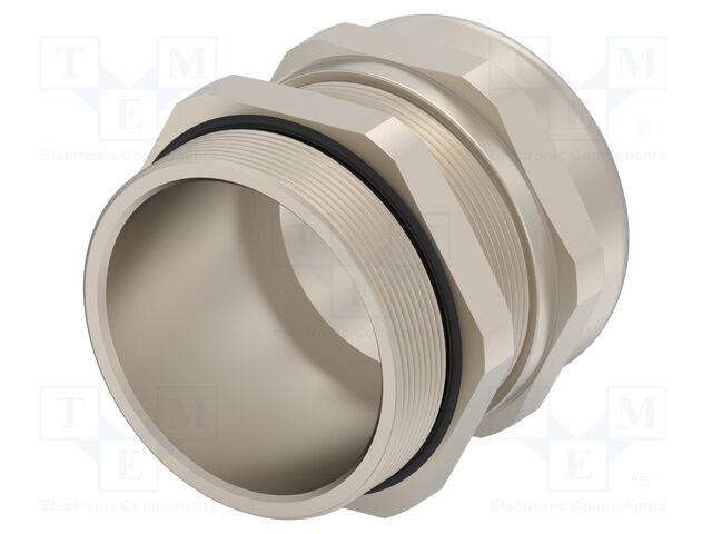 Cable gland; without nut,with long thread; M63; IP68; Mat: brass