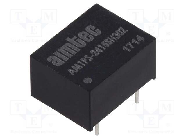 Converter: DC/DC; 1W; Uin: 21.6÷26.4V; 15VDC; Iout: 67mA; DIP8; 1.8g