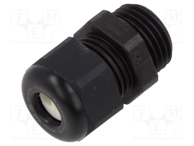 Cable gland; M16; IP68; Mat: polyamide; black; Holes no: 2; 3mm